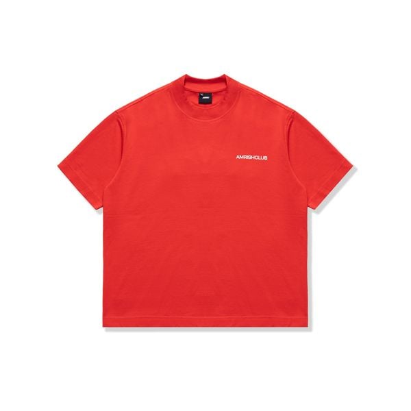  AMRISH BLANK OVERSIZE TSHIRT - RED 