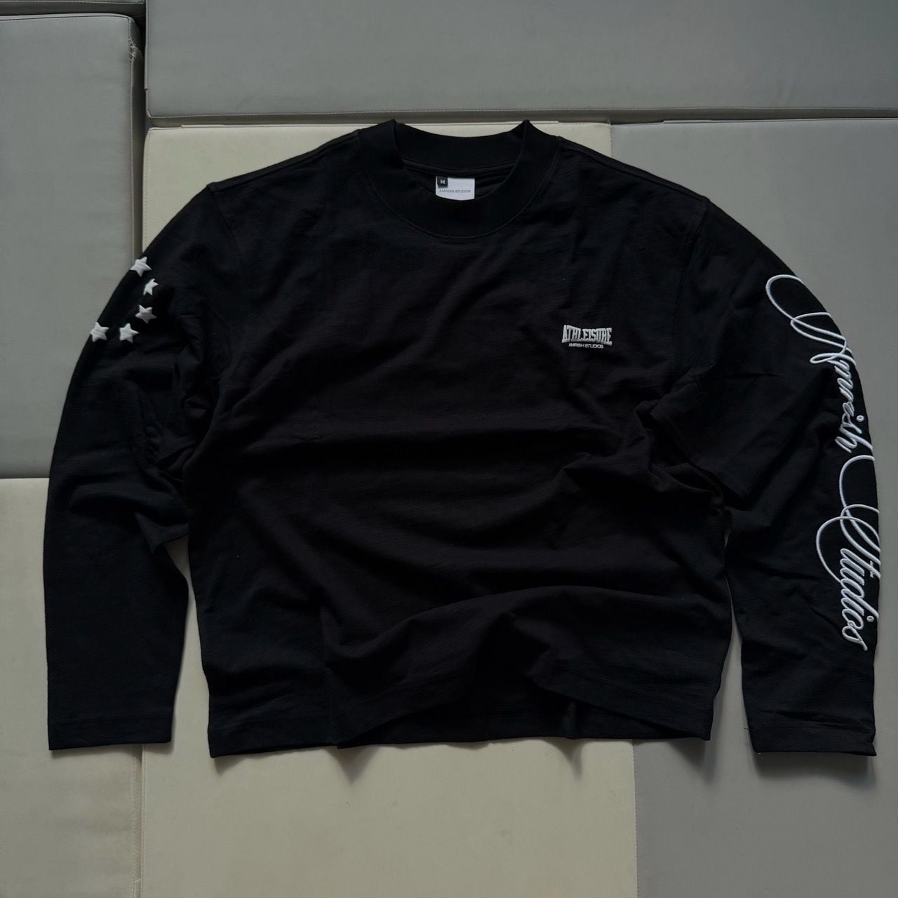  ATHLEISURE 01 LONGSLEEVE TSHIRT - BLACK 