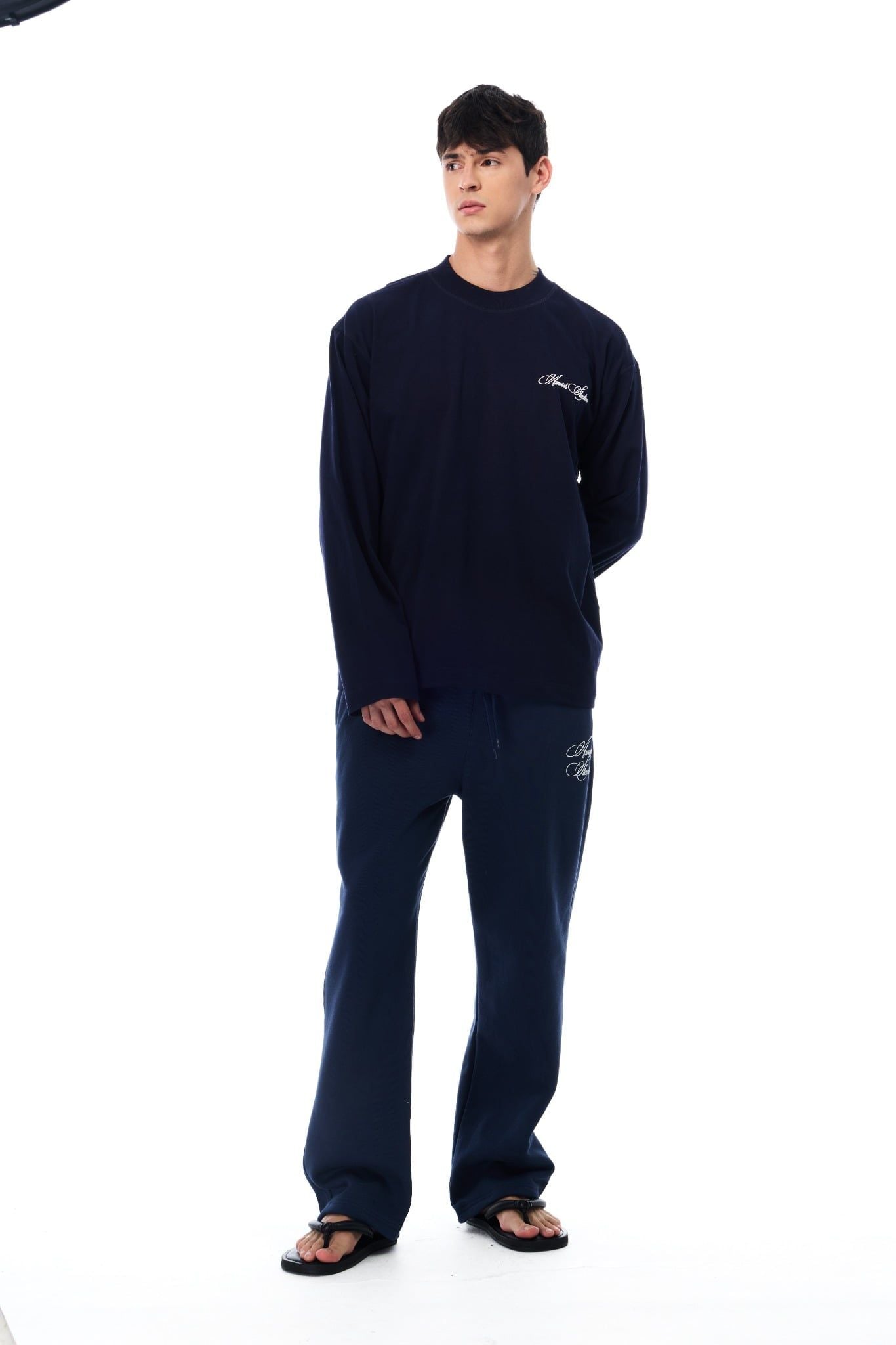  SIGNATURE BASIC SWEATPANT - NAVY 