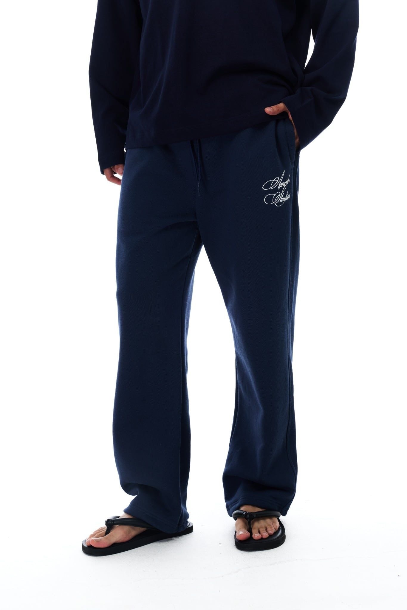  SIGNATURE BASIC SWEATPANT - NAVY 
