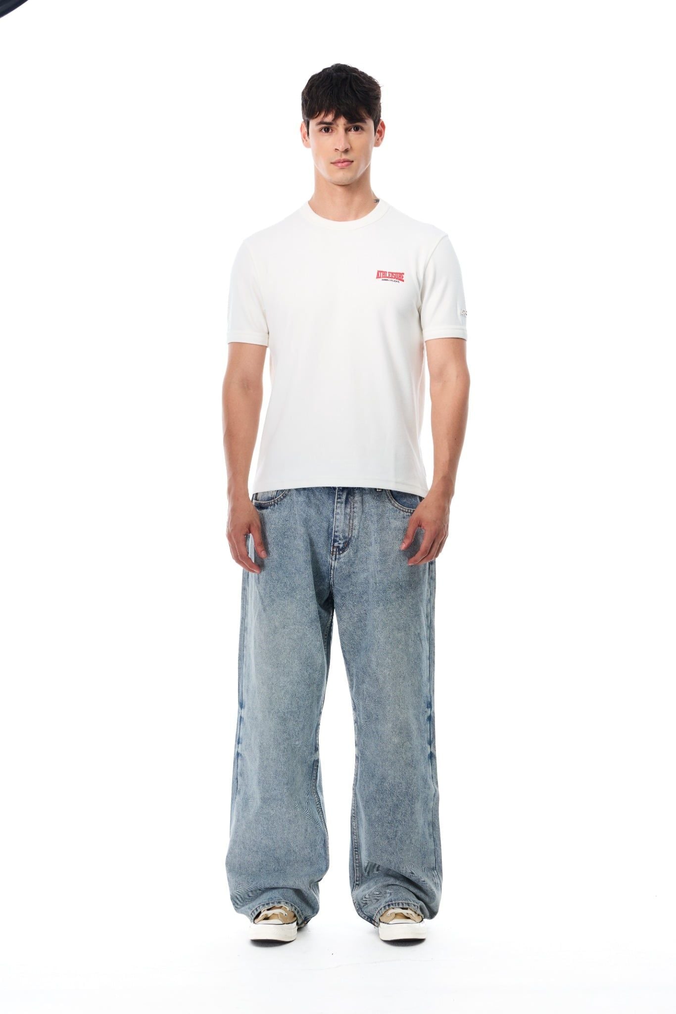  ATHLEISURE 03 SLIMFIT TSHIRT - WHITE 