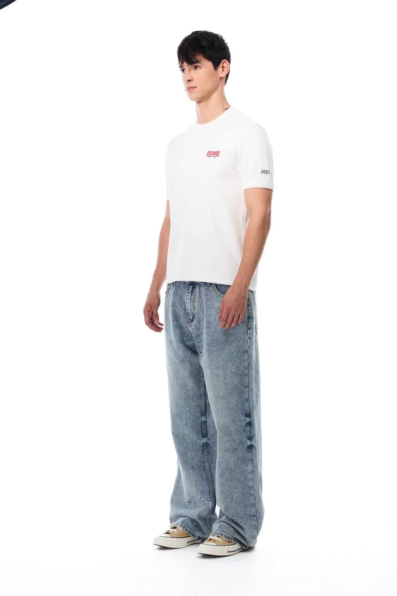  ATHLEISURE 03 SLIMFIT TSHIRT - WHITE 