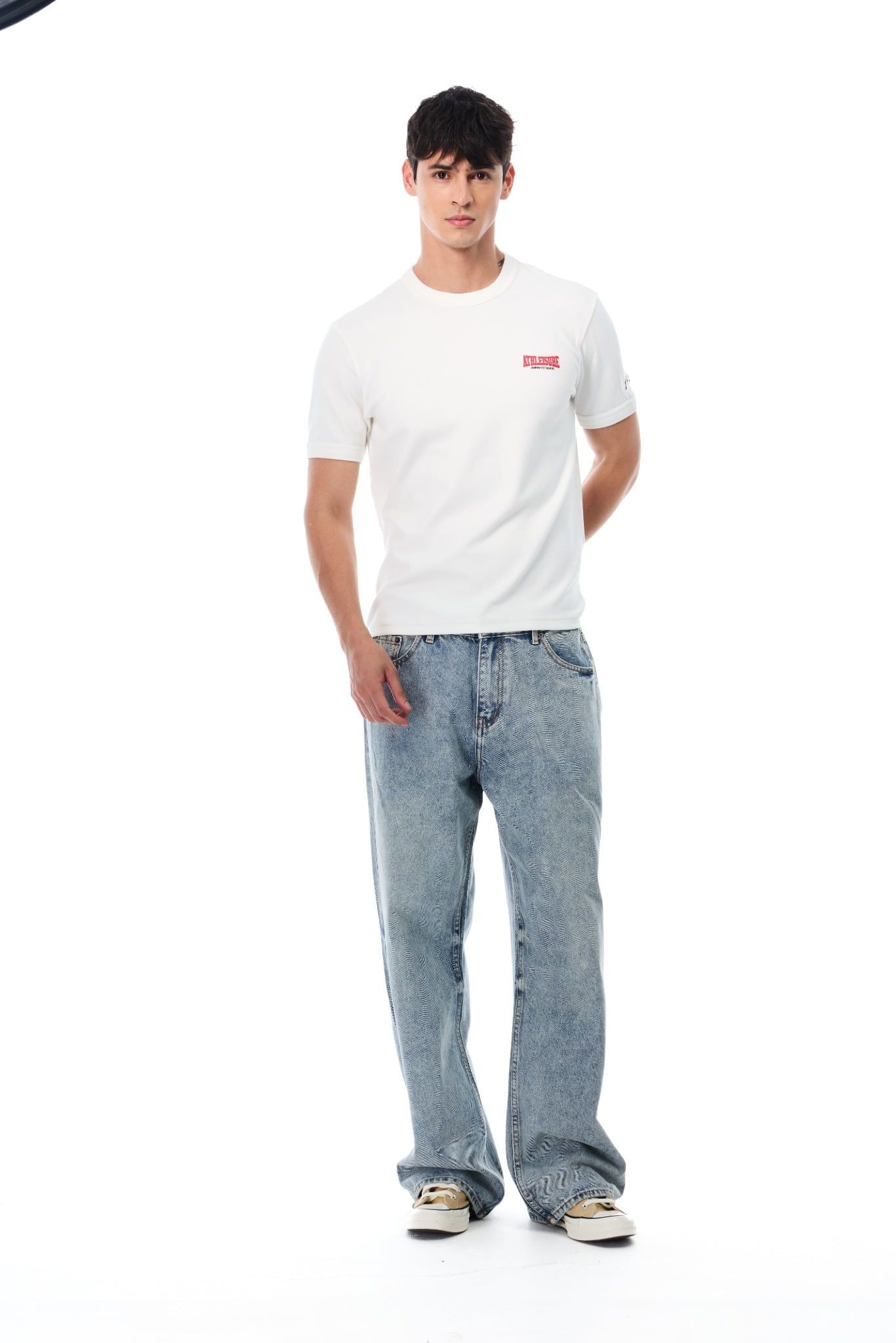  ATHLEISURE 03 SLIMFIT TSHIRT - WHITE 