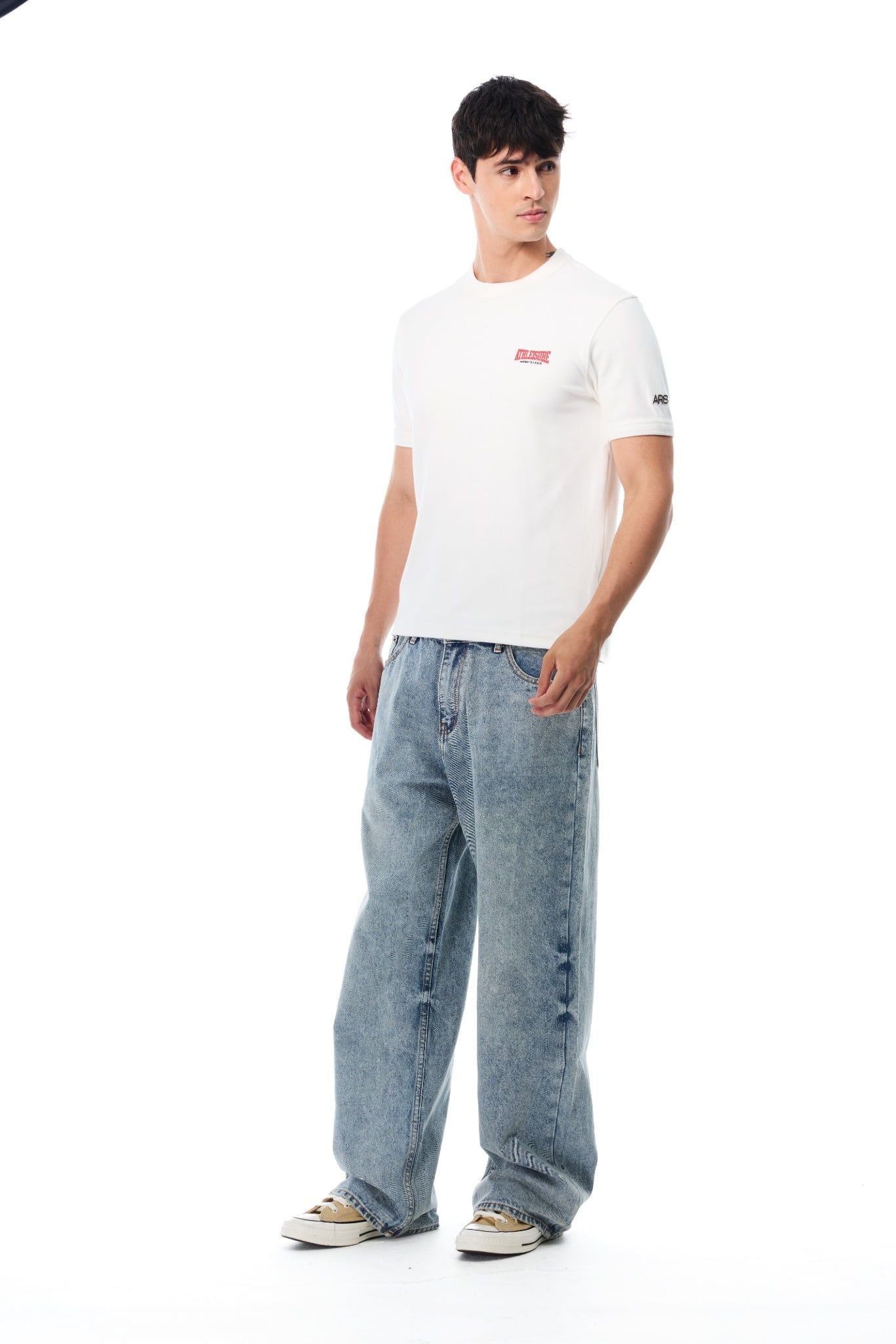  ATHLEISURE 03 SLIMFIT TSHIRT - WHITE 