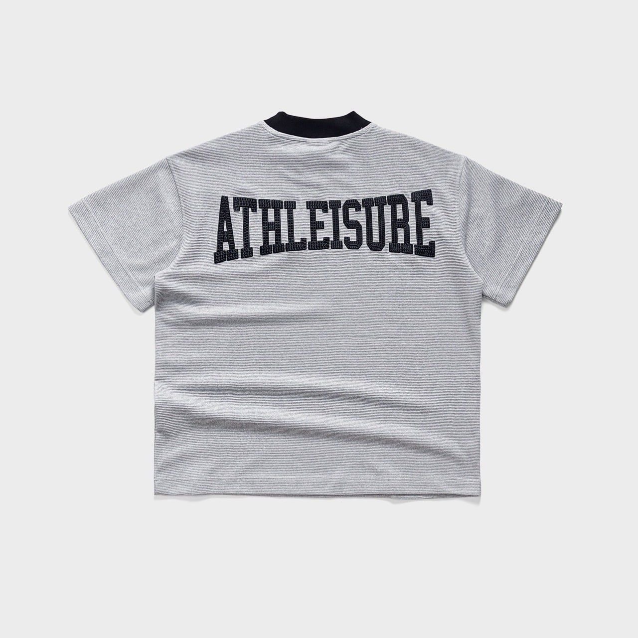  ATHLEISURE 02 RIBBED TSHIRT - GREY 