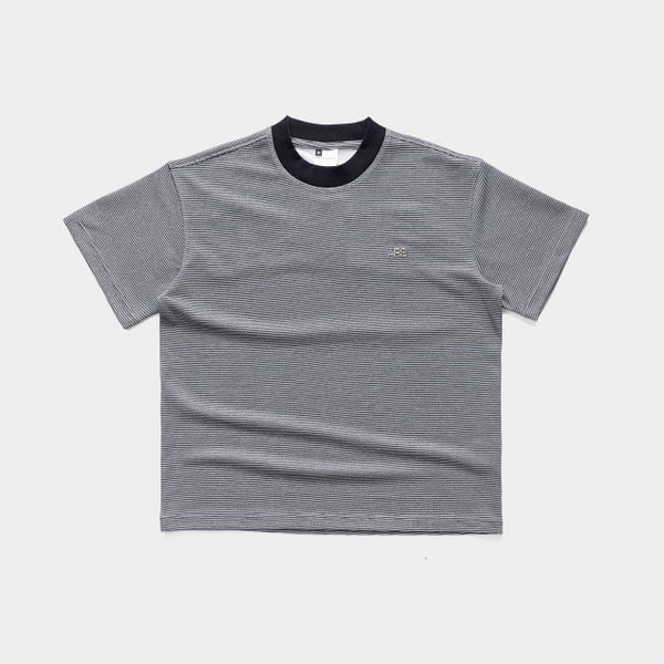  ATHLEISURE 02 RIBBED TSHIRT - DARK GREY 