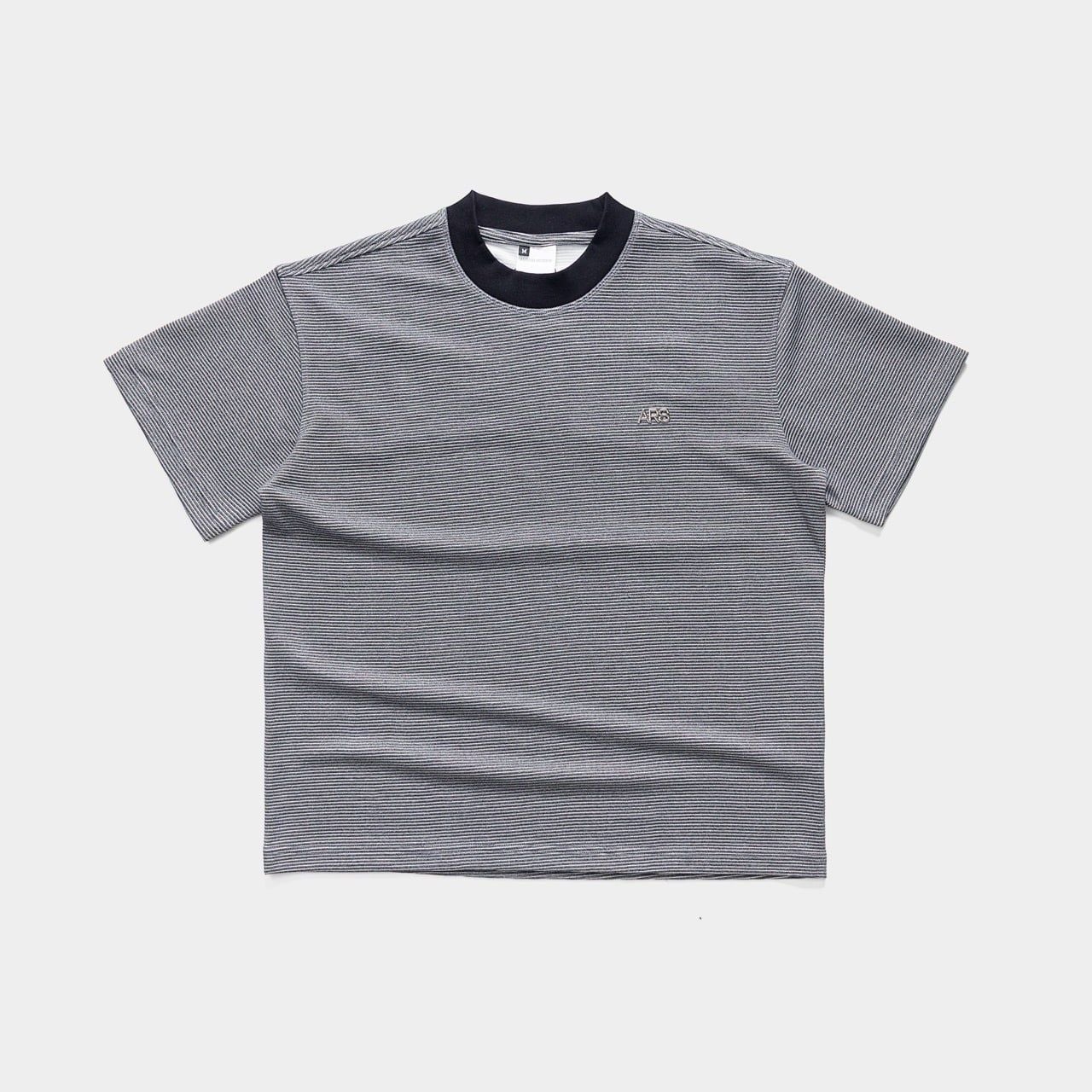  ATHLEISURE 02 RIBBED TSHIRT - DARK GREY 