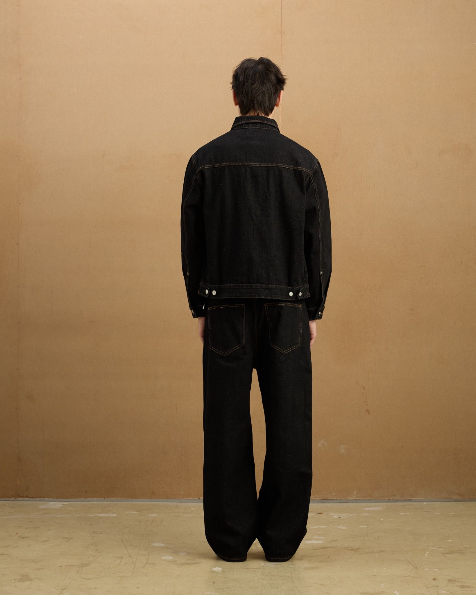  Trucker Denim Jacket - Raw Black 