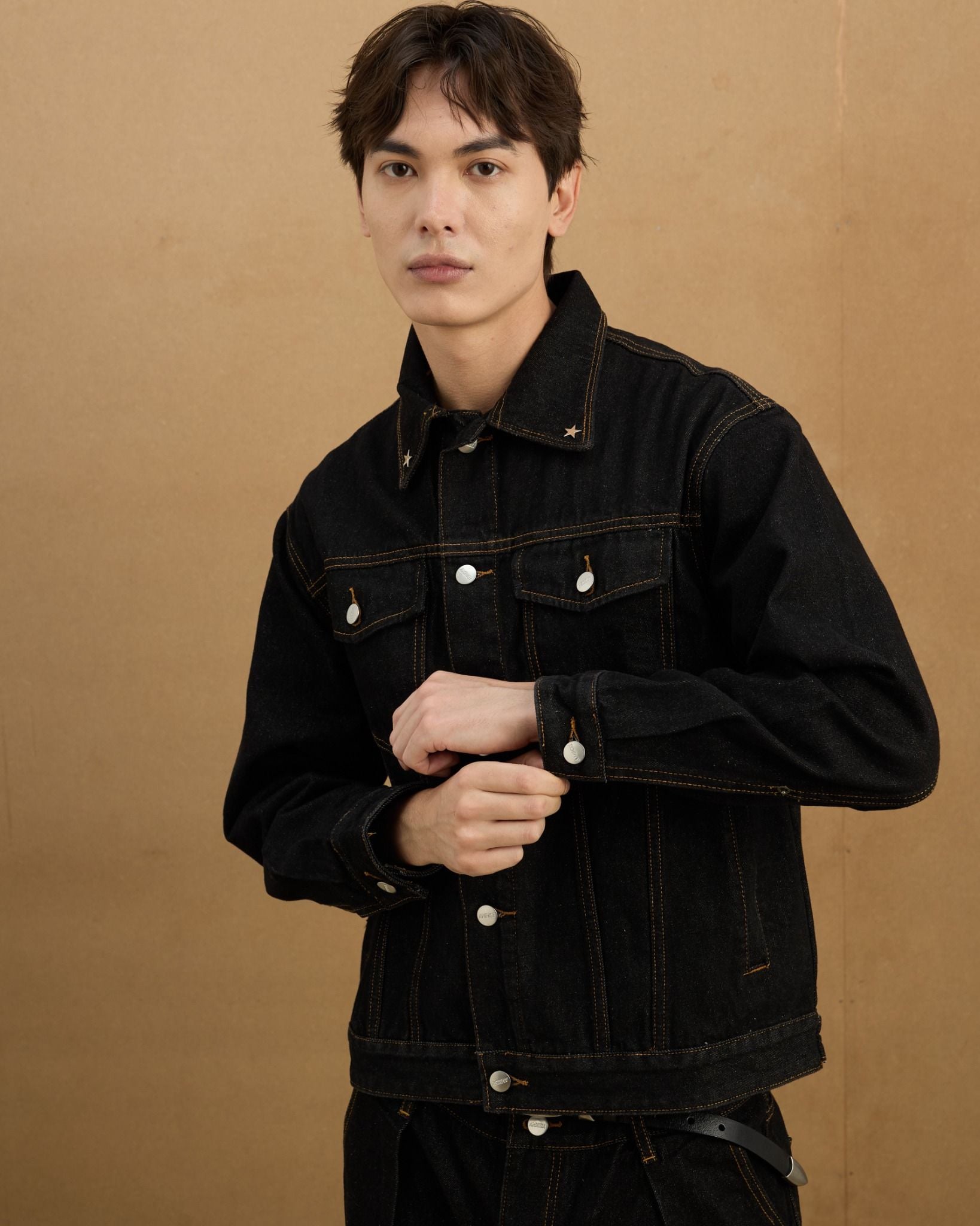  Trucker Denim Jacket - Raw Black 