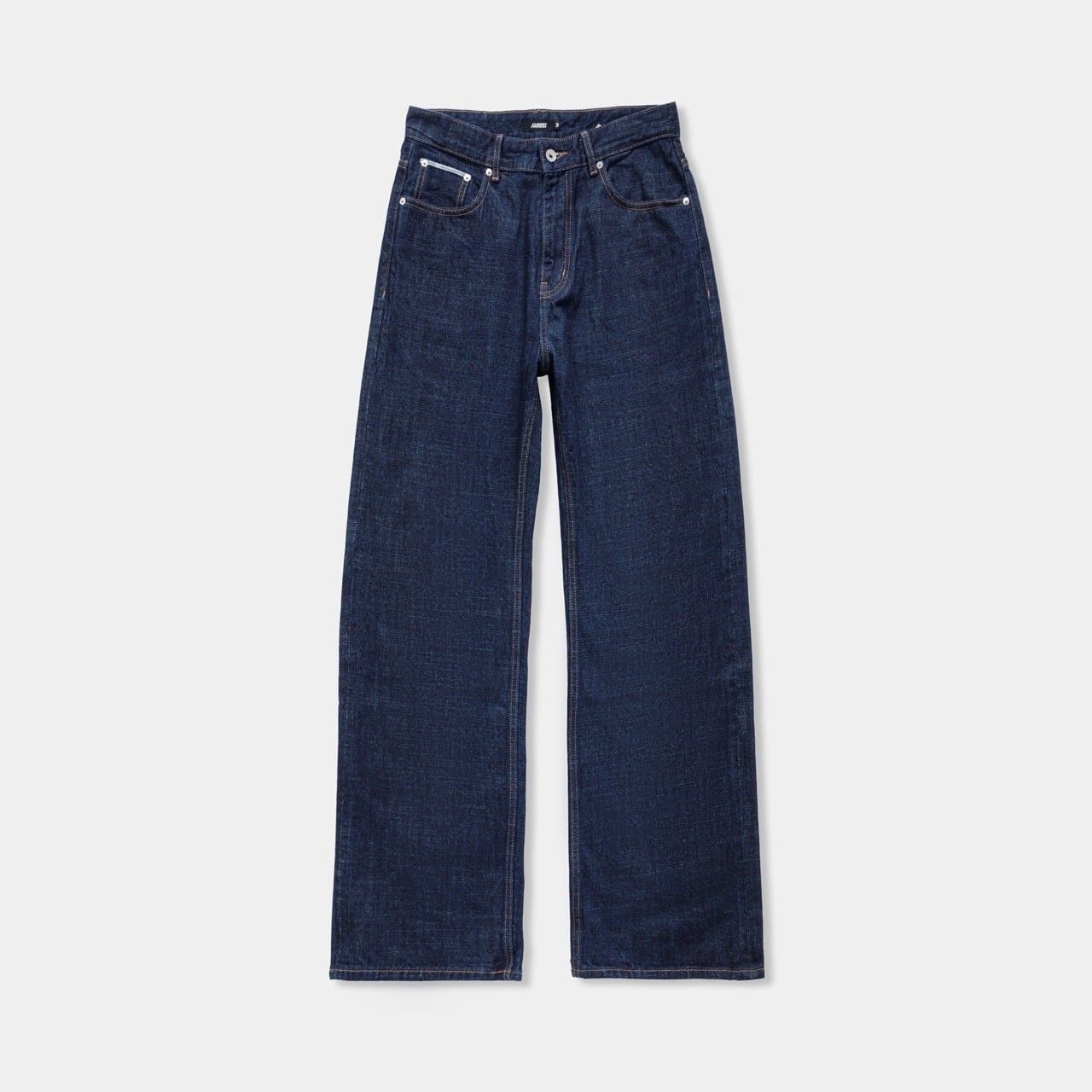  STRAIGHT SELVEDGE DENIM JEANS - RAW BLUE 