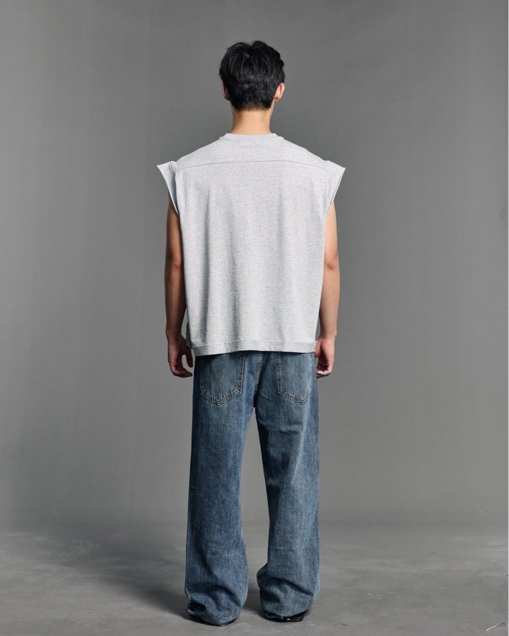  HERITAGE BOXY TANKTOP - GREY 