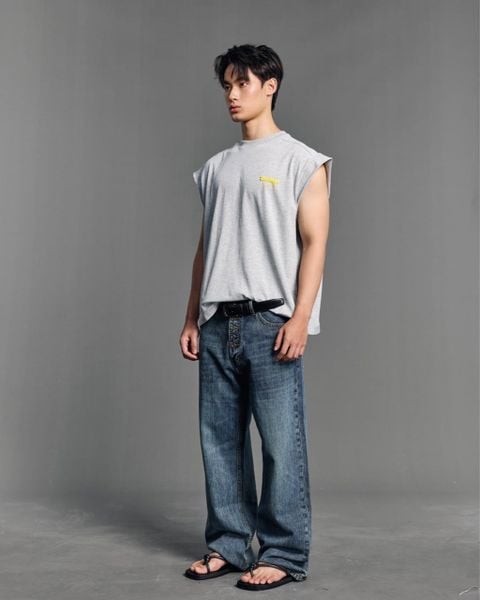  HERITAGE BOXY TANKTOP - GREY 