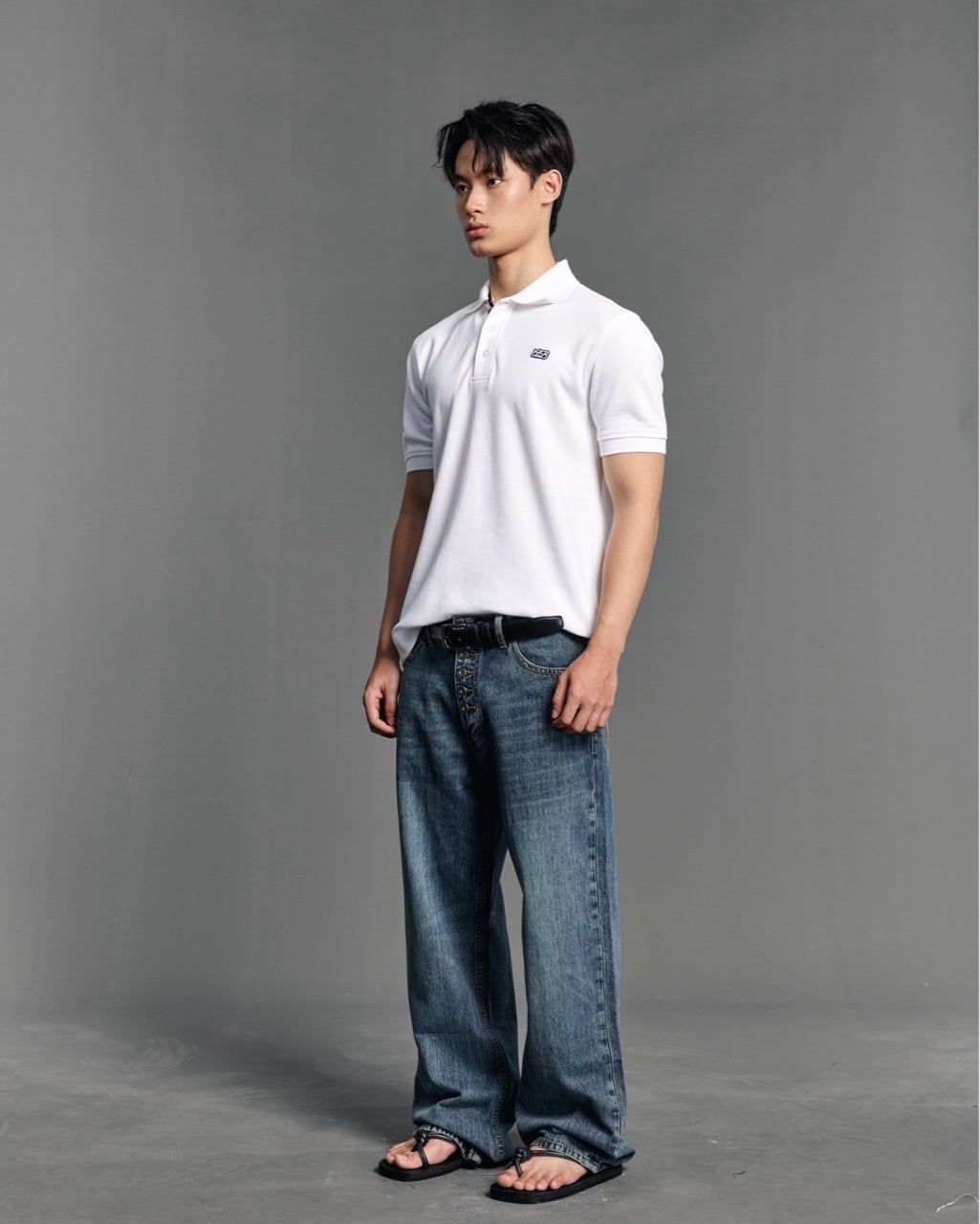  LUX CLASSIC POLO SHIRT - WHITE 