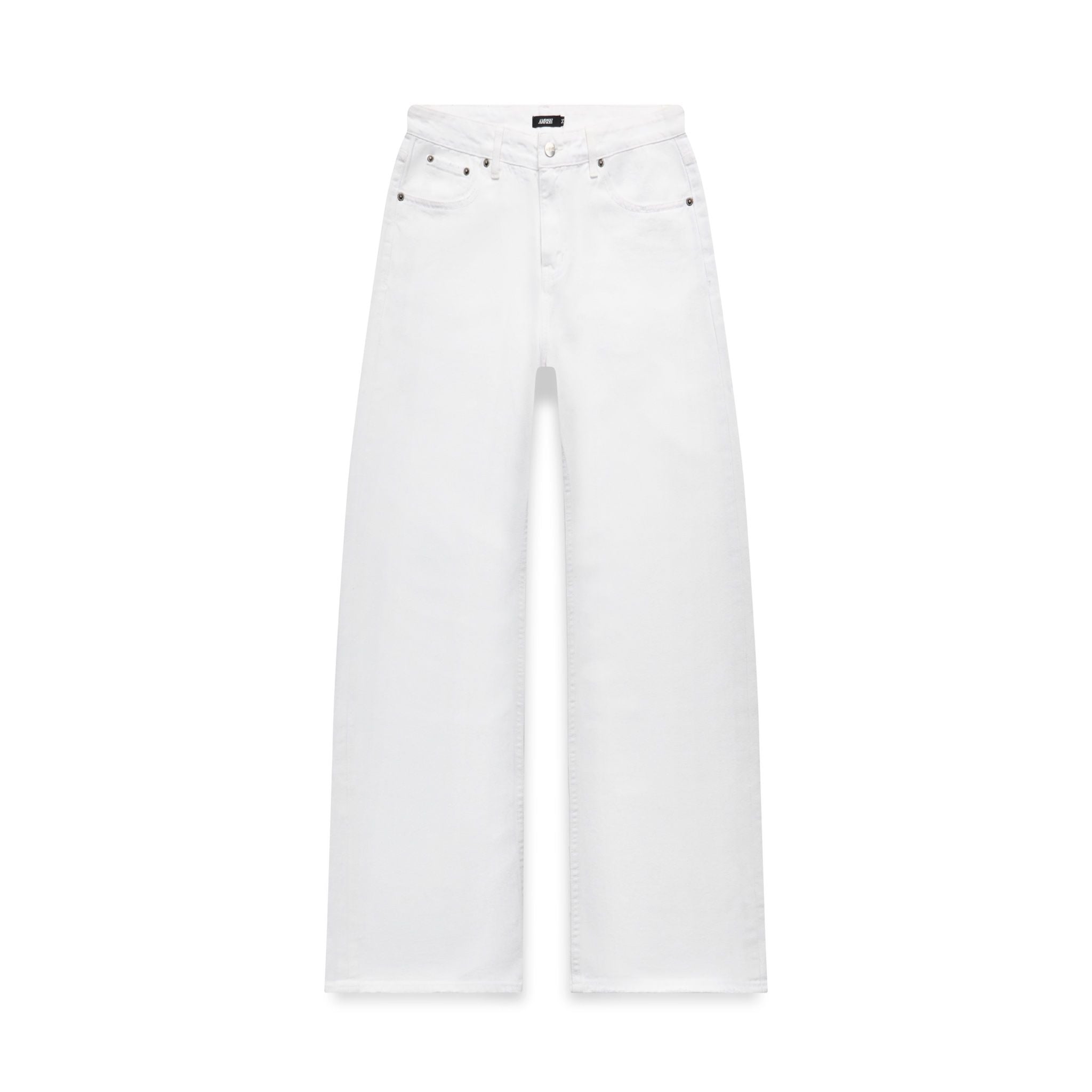  Straight Denim Baggy Jeans - Off White 