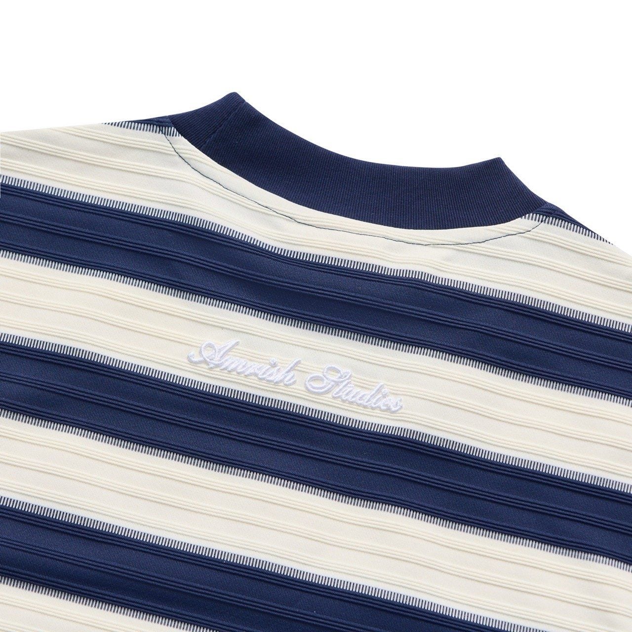  BASIC STRIPED TSHIRT - NAVY 