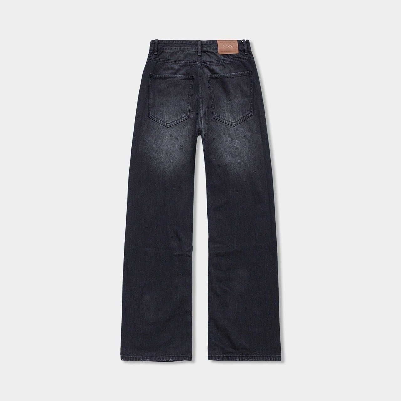  STRAIGHT DENIM BAGGY JEANS - CORE BLACK 