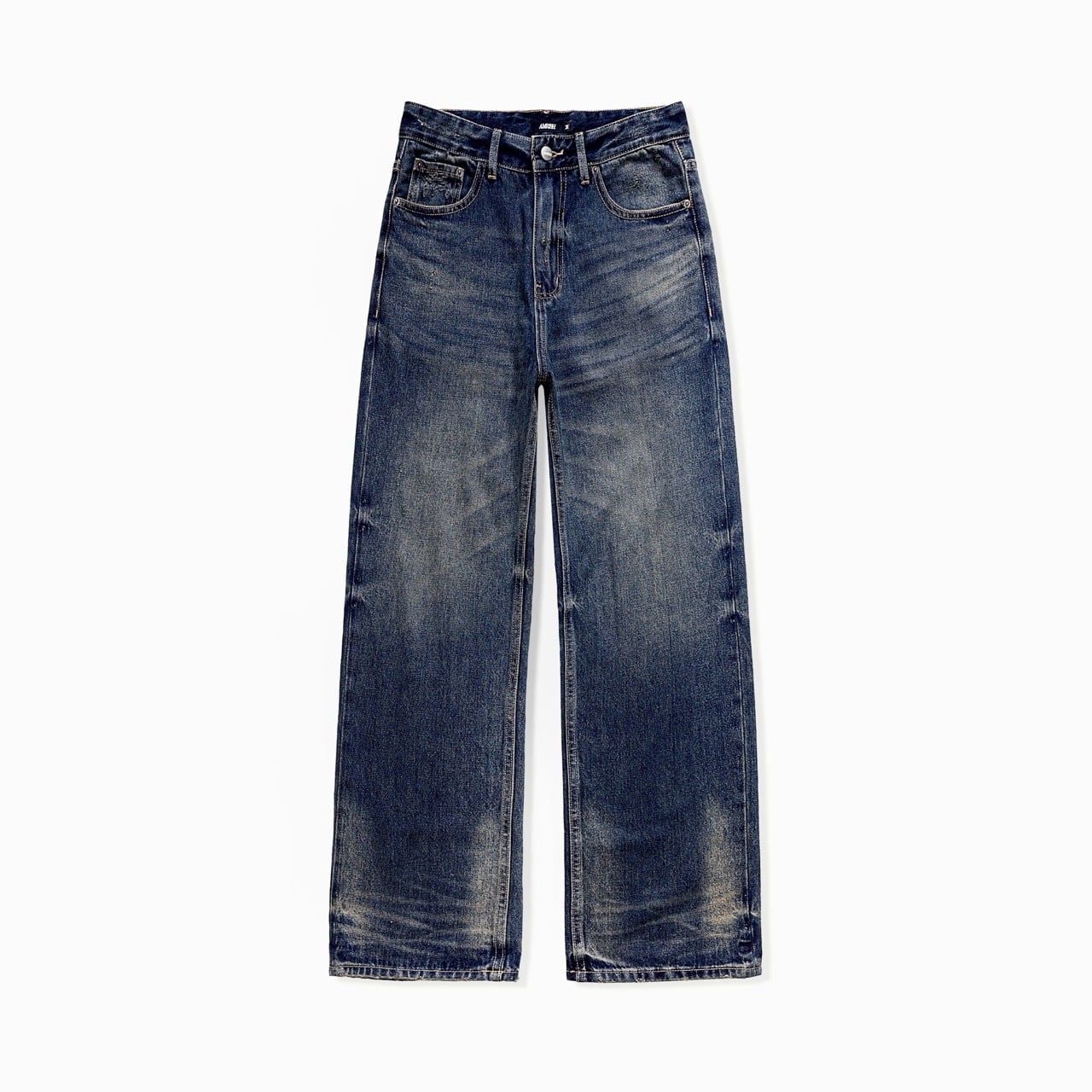  Straight Denim Baggy Jeans - Dusk Blue 