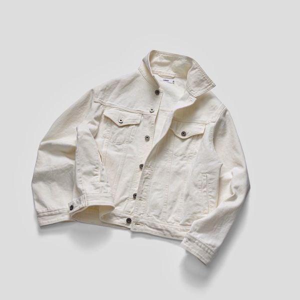  TRUCKER DENIM JACKET - OFF WHITE 