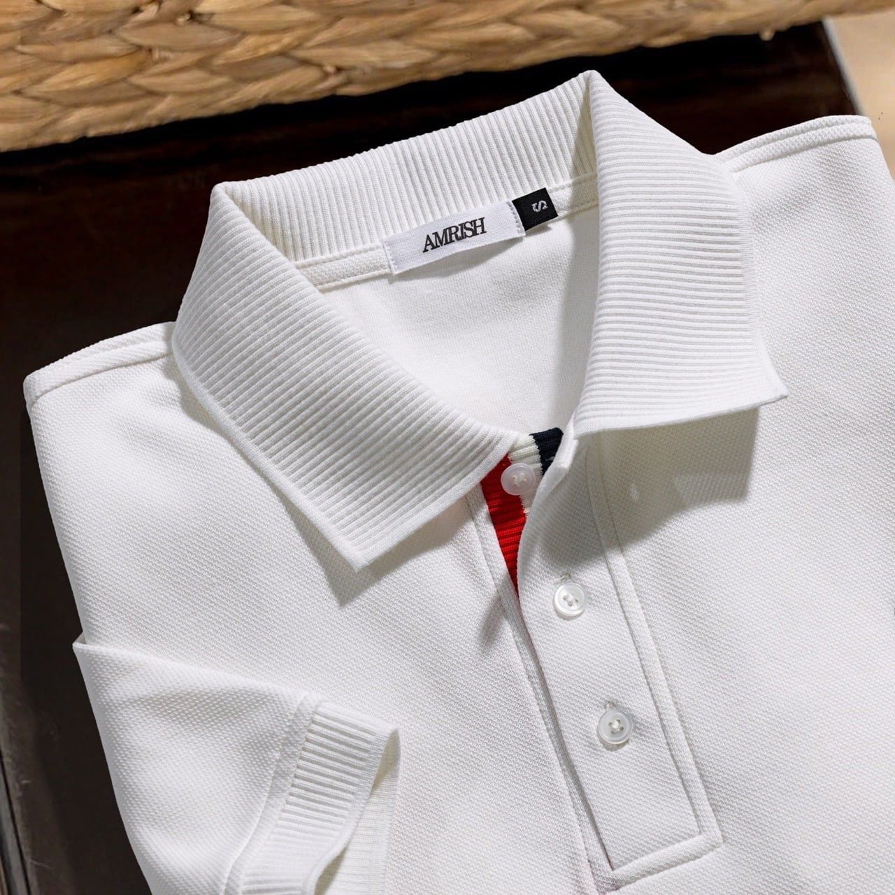  LUX CLASSIC POLO SHIRT - WHITE 