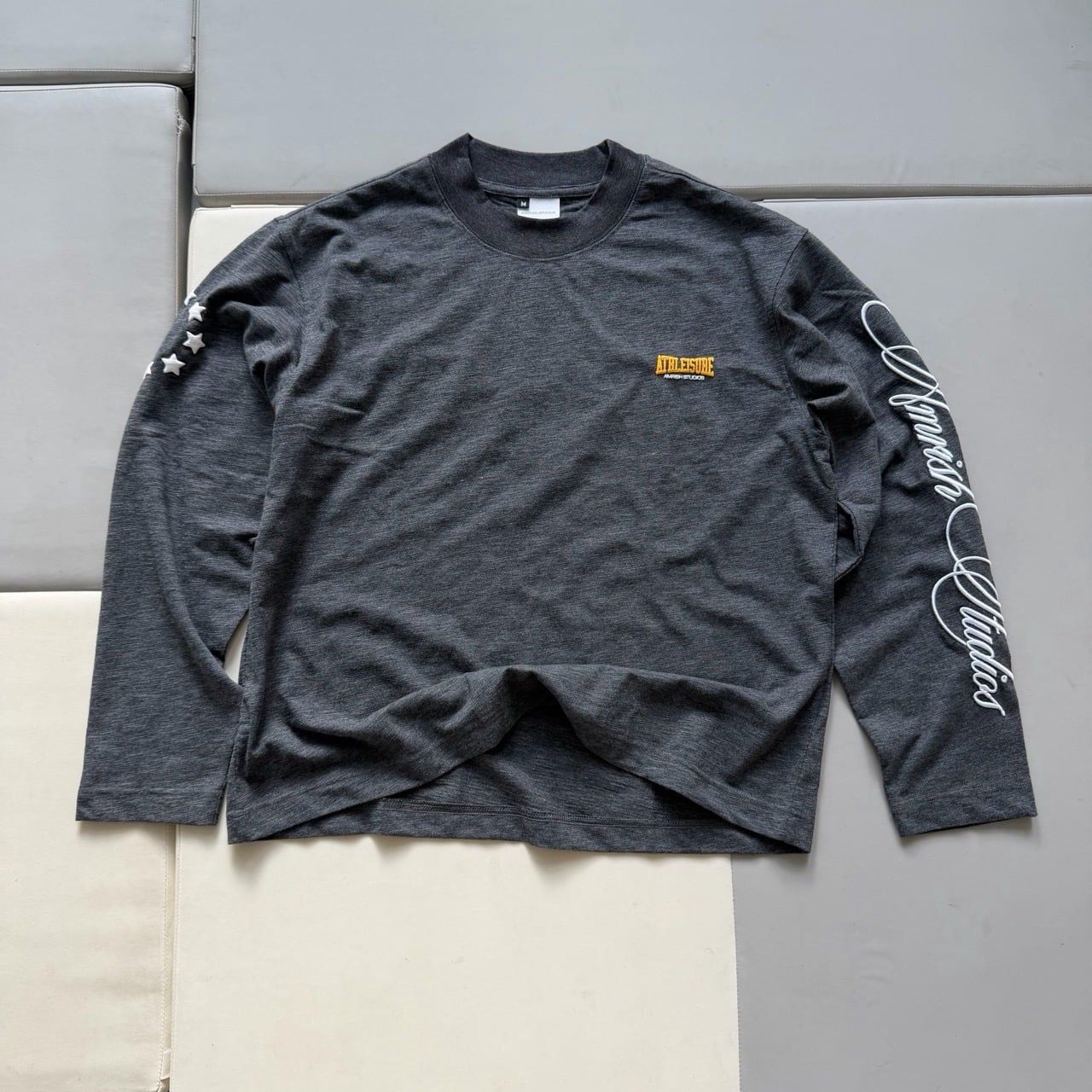  ATHLEISURE 01 LONGSLEEVE TSHIRT - DARK GREY 