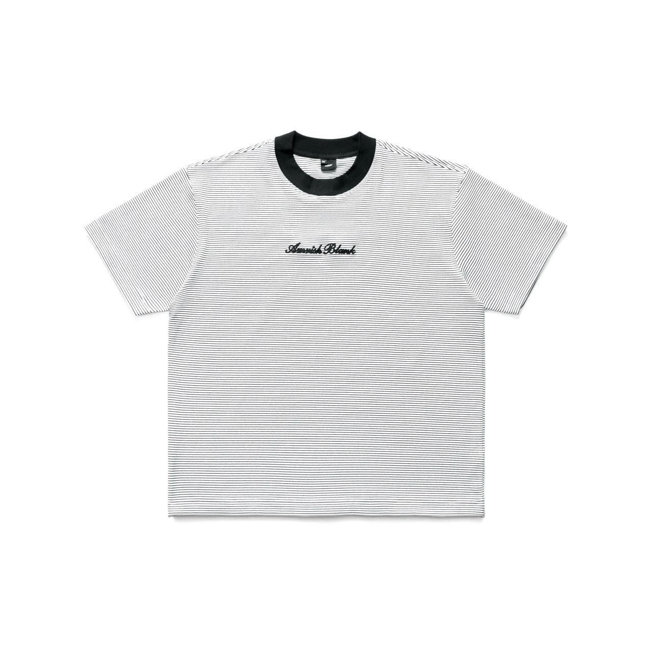  BLANK MINI STRIPED TSHIRT - WHITE 