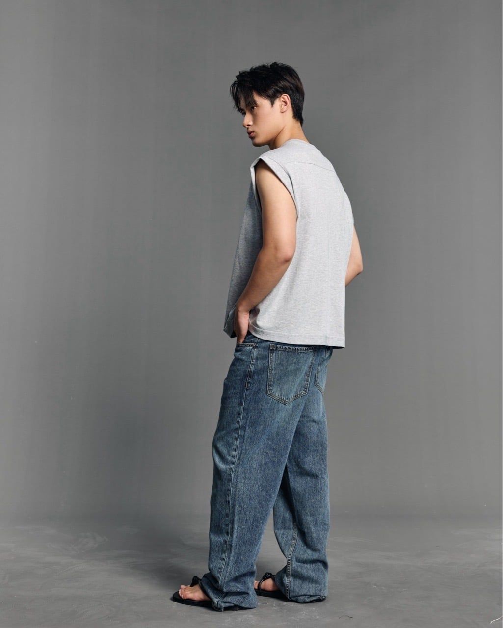  HERITAGE BOXY TANKTOP - GREY 