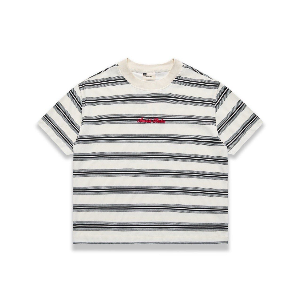  BASIC STRIPED TSHIRT - BLACK 