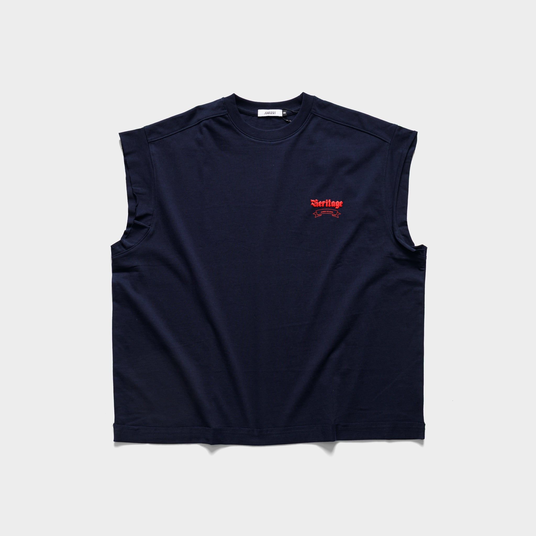  HERITAGE BOXY TANKTOP - NAVY 
