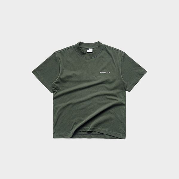  AMRISH BLANK OVERSIZE TSHIRT - OLIVE 