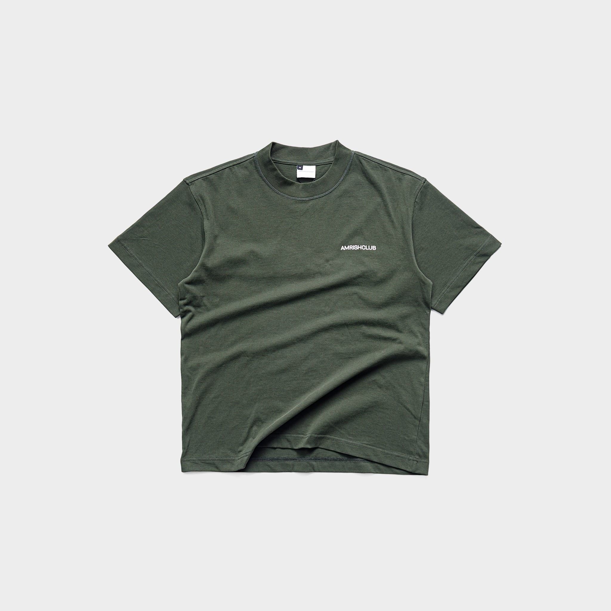  AMRISH BLANK OVERSIZE TSHIRT - OLIVE 