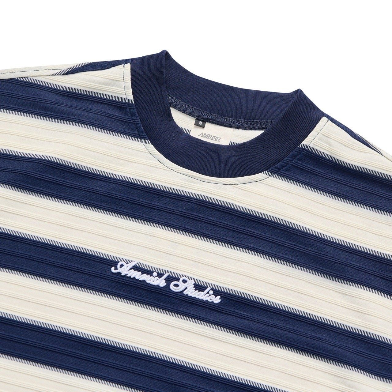  BASIC STRIPED TSHIRT - NAVY 