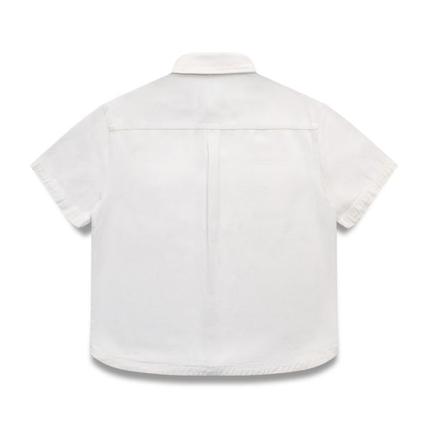  TRUCKER DENIM SS SHIRT - OFF WHITE 