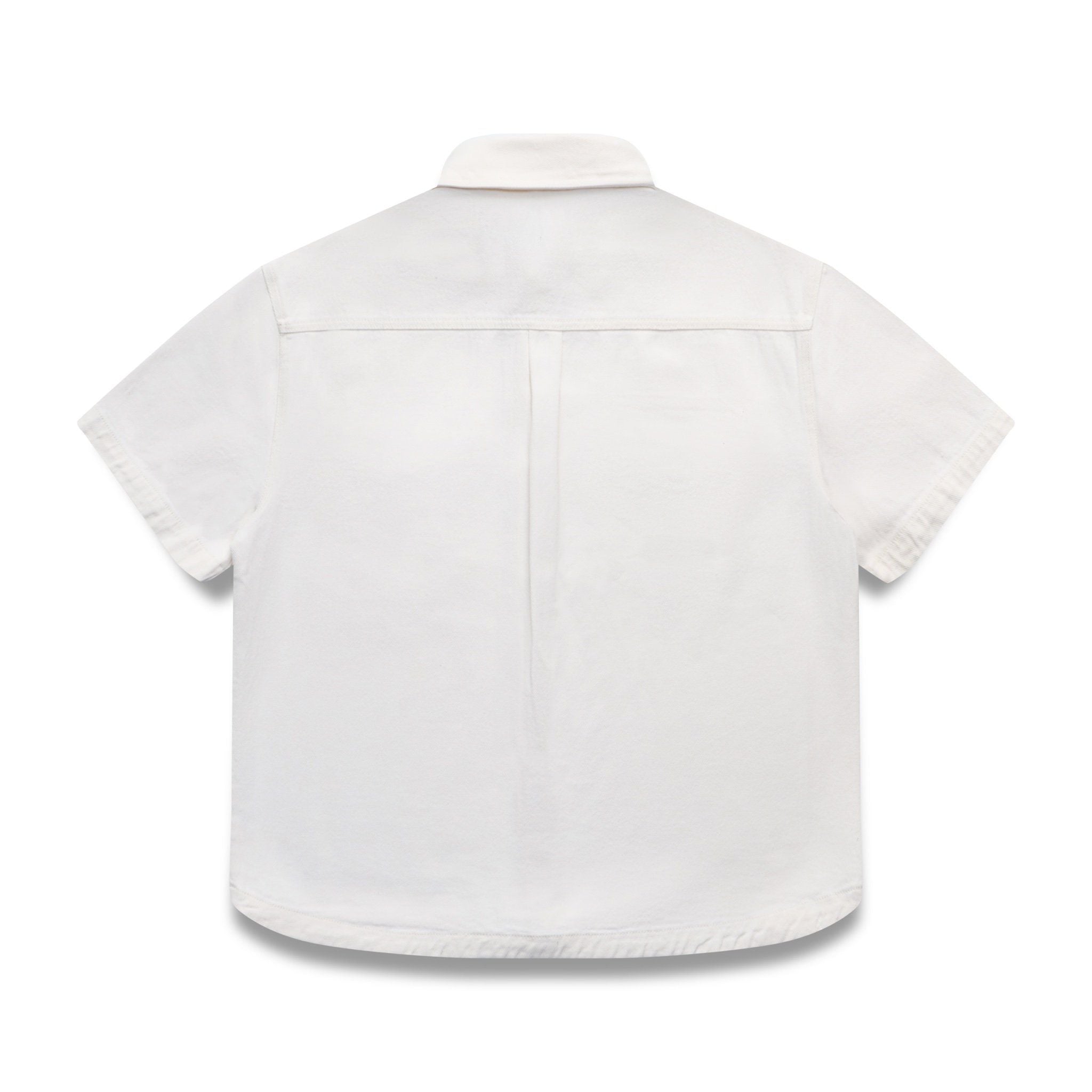 TRUCKER DENIM SS SHIRT - OFF WHITE 