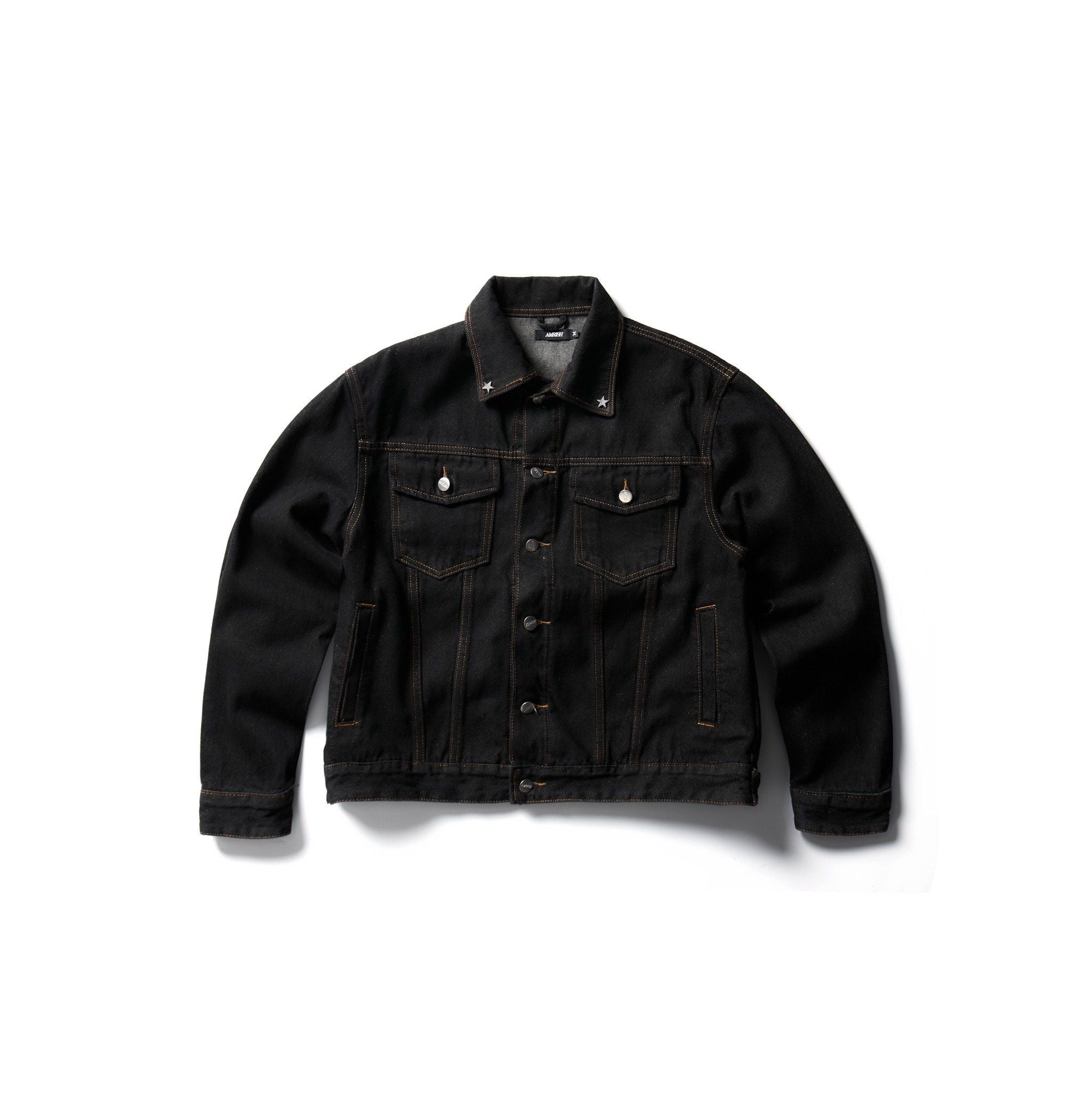  Trucker Denim Jacket - Raw Black 