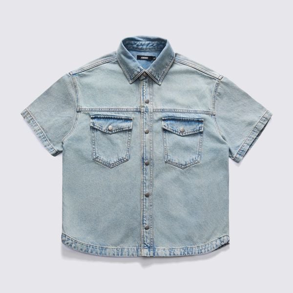  TRUCKER DENIM SS SHIRT - RETRO BLUE 