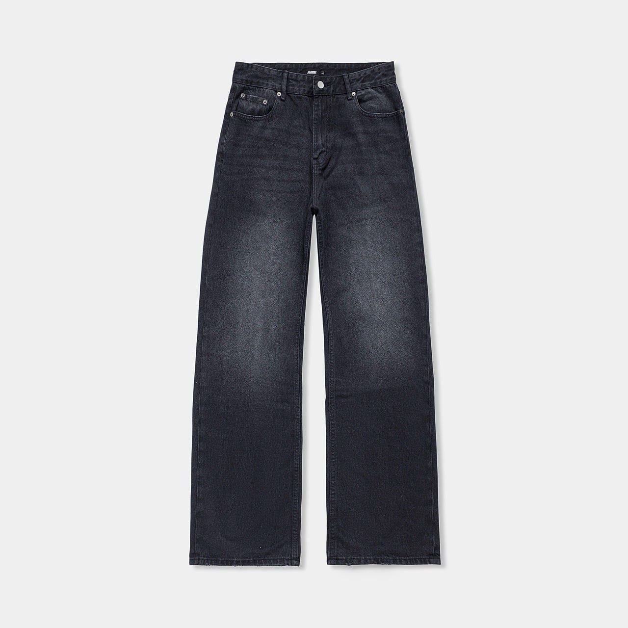  STRAIGHT DENIM BAGGY JEANS - CORE BLACK 