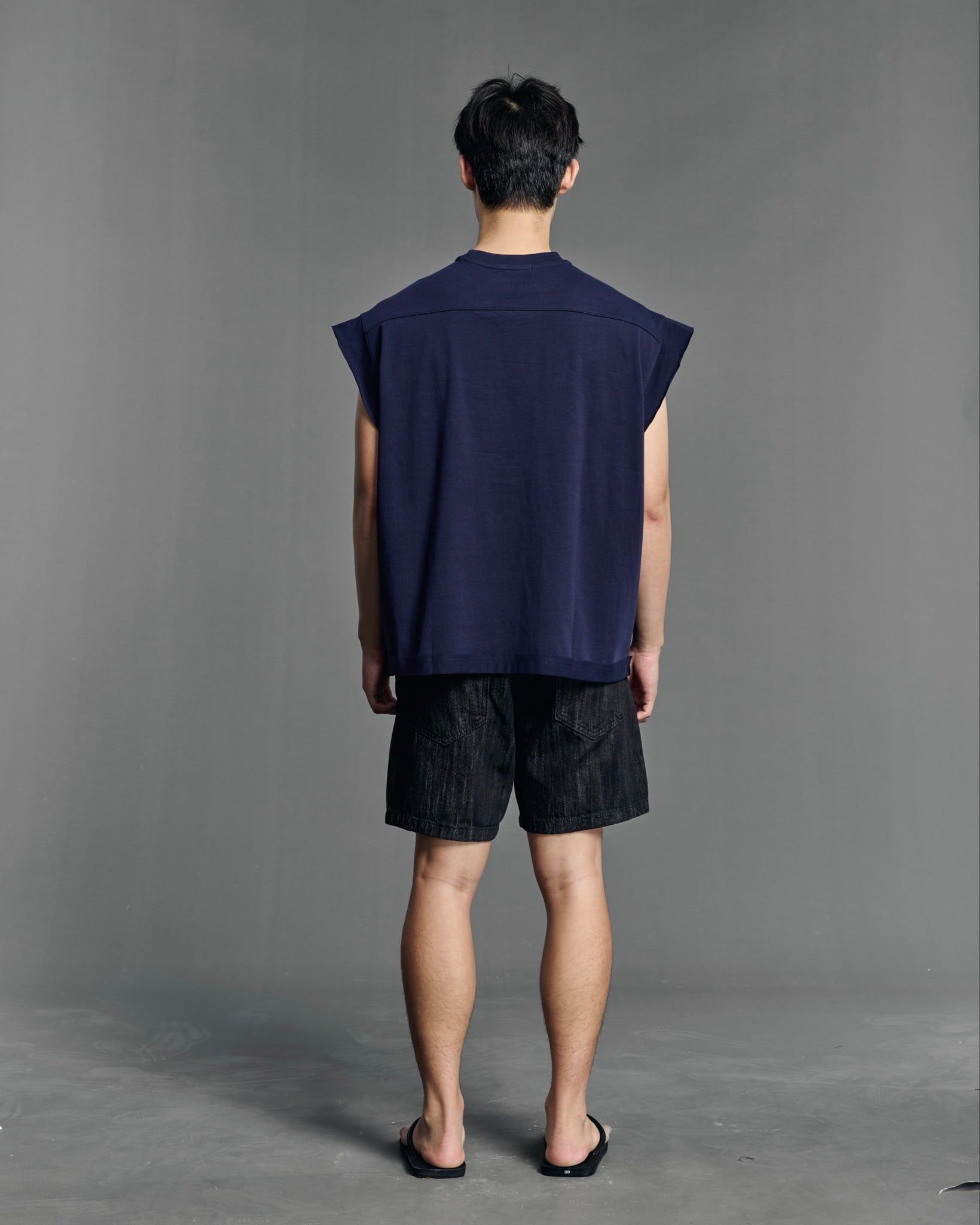  HERITAGE BOXY TANKTOP - NAVY 