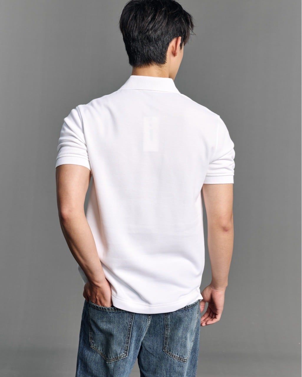  LUX CLASSIC POLO SHIRT - WHITE 