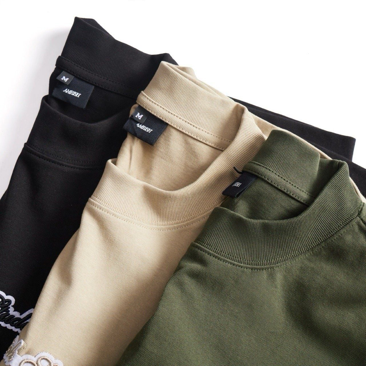  BASIC EMBROIDERY TSHIRT - BLACK 