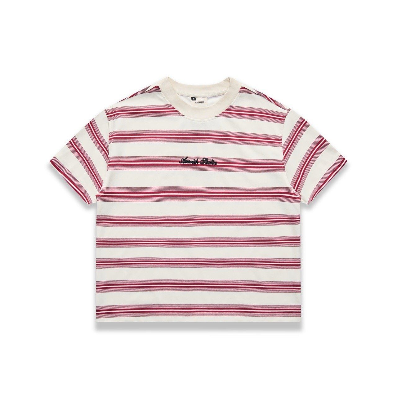  BASIC STRIPED TSHIRT - RED 