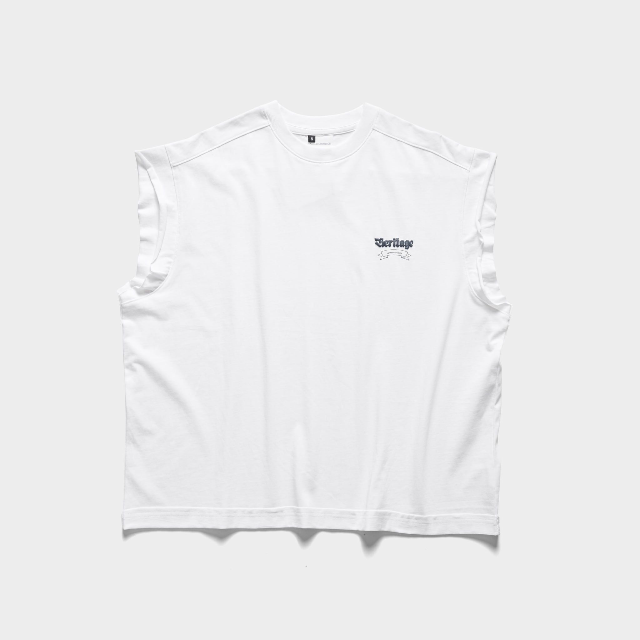  HERITAGE BOXY TANKTOP - WHITE 