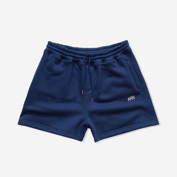 METAL LOGO SWEATSHORT - NAVY 