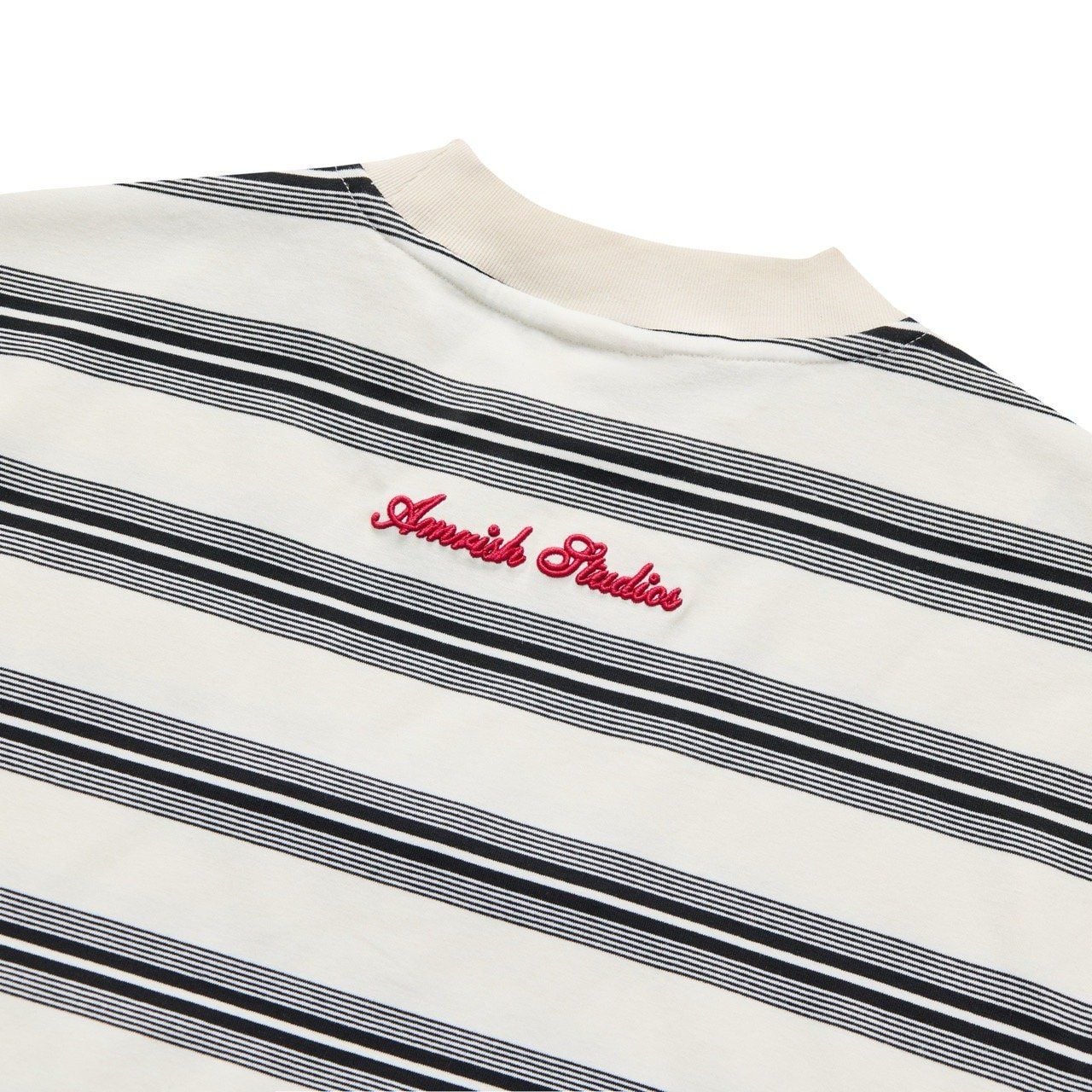  BASIC STRIPED TSHIRT - BLACK 