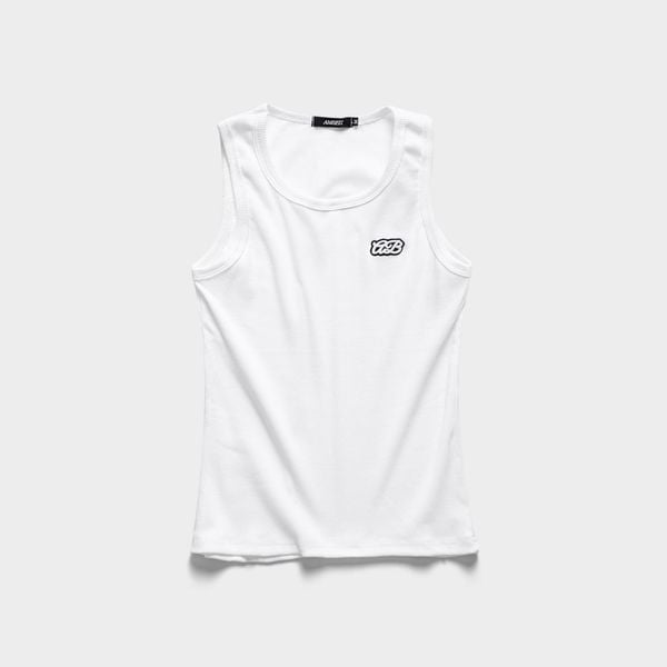  AB SYMBOL BASIC TANKTOP - WHITE 