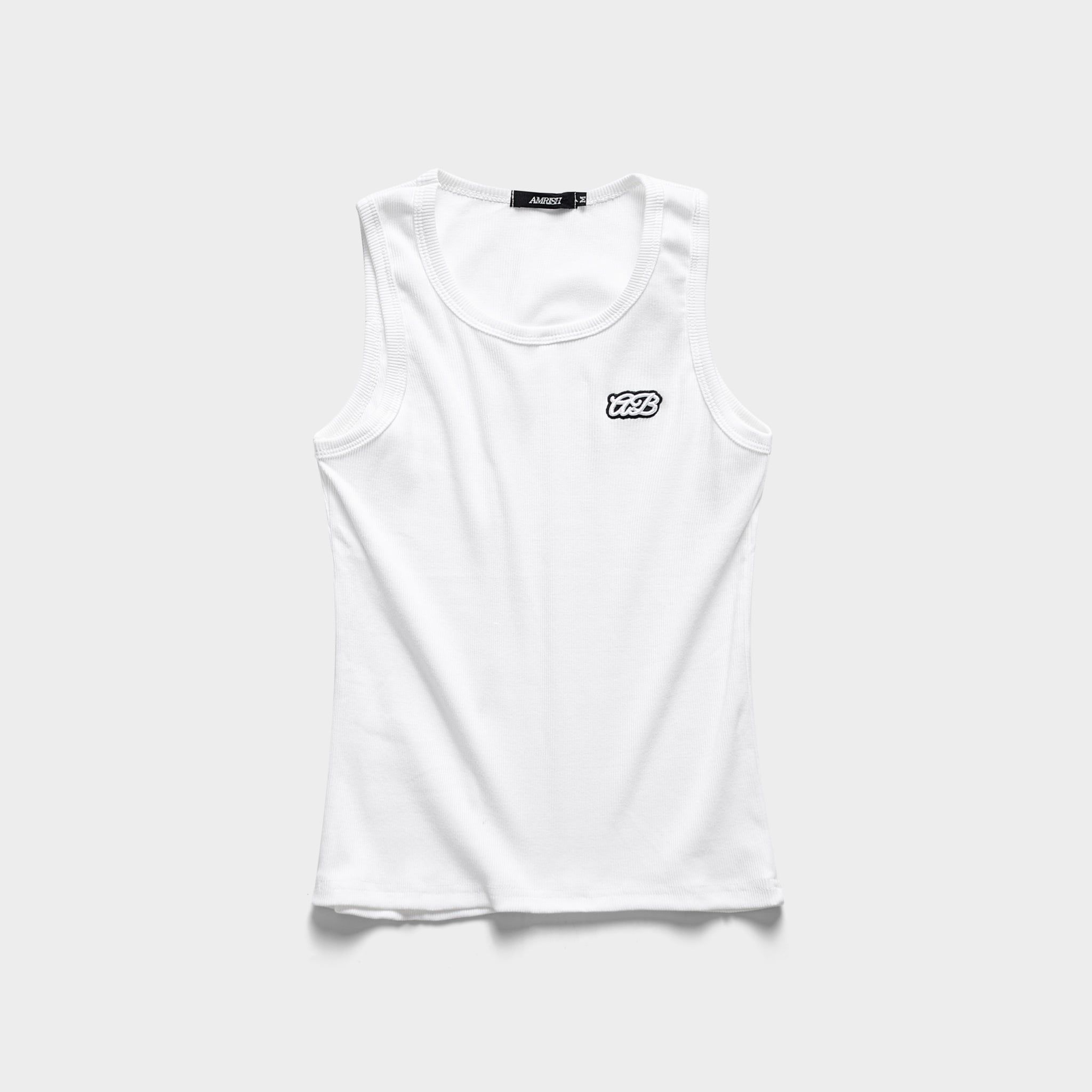  AB SYMBOL BASIC TANKTOP - WHITE 