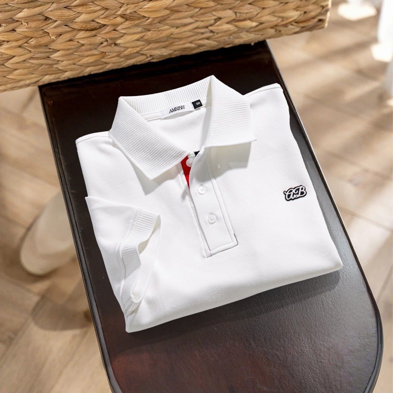  LUX CLASSIC POLO SHIRT - WHITE 