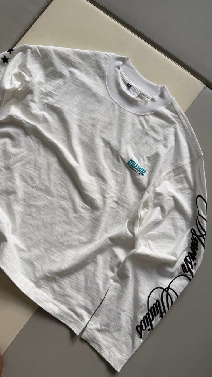 ATHLEISURE 01 LONGSLEEVE TSHIRT - WHITE 