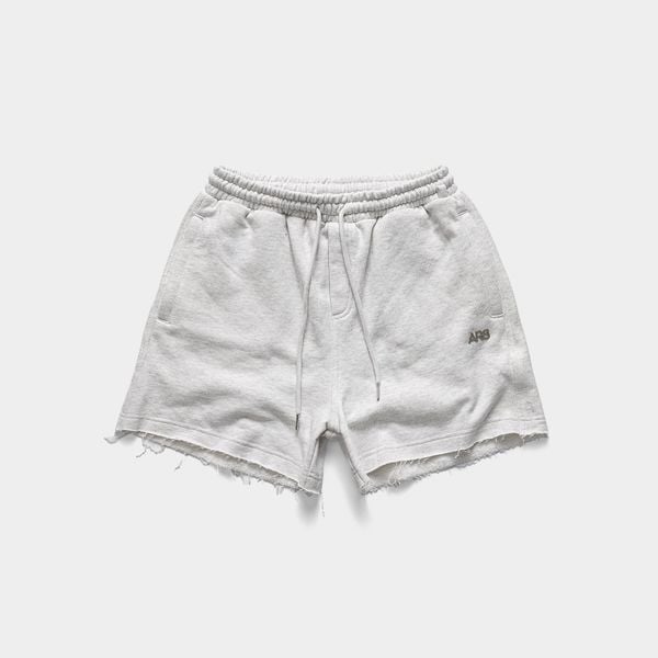  METAL LOGO SWEATSHORT - GREY 