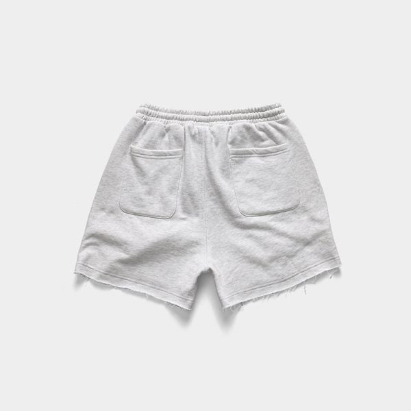  METAL LOGO SWEATSHORT - GREY 