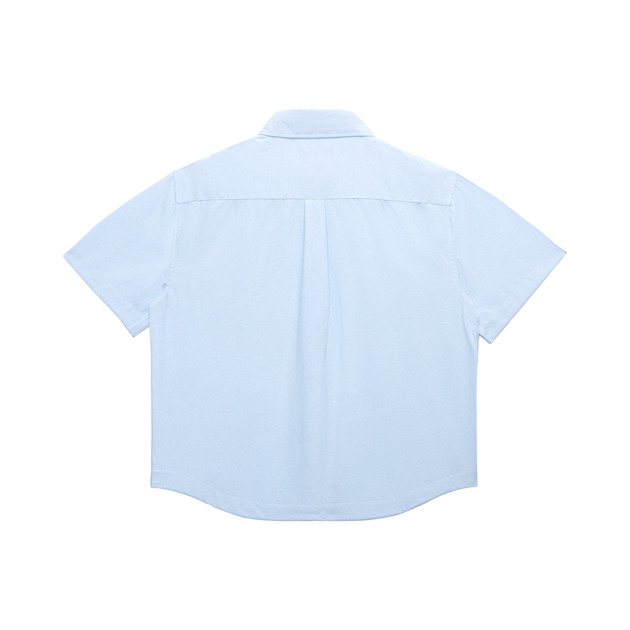  METAL LOGO OXFORD SHIRT - BLUE 